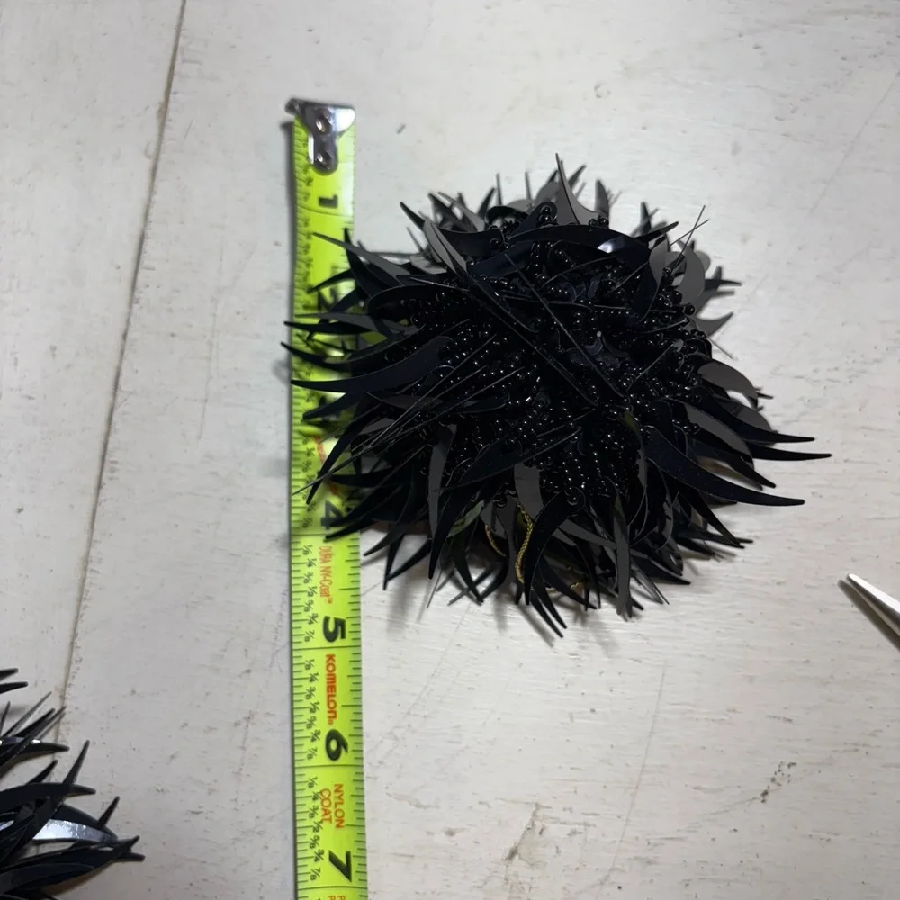 Source Unknown Black Decorative Ornaments Rare and very Unique!